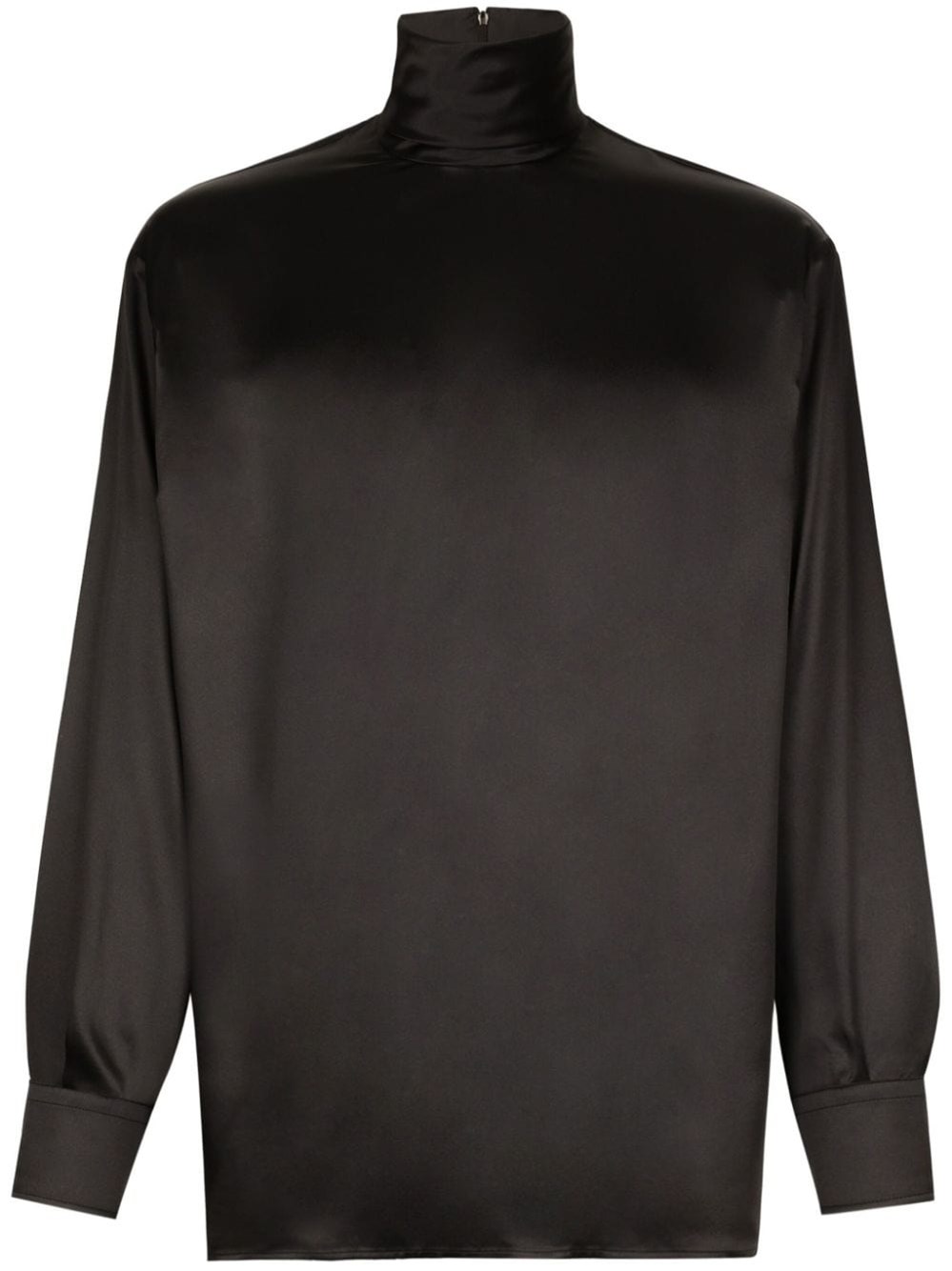 Shop Dolce & Gabbana High Collar Shirt In Black  