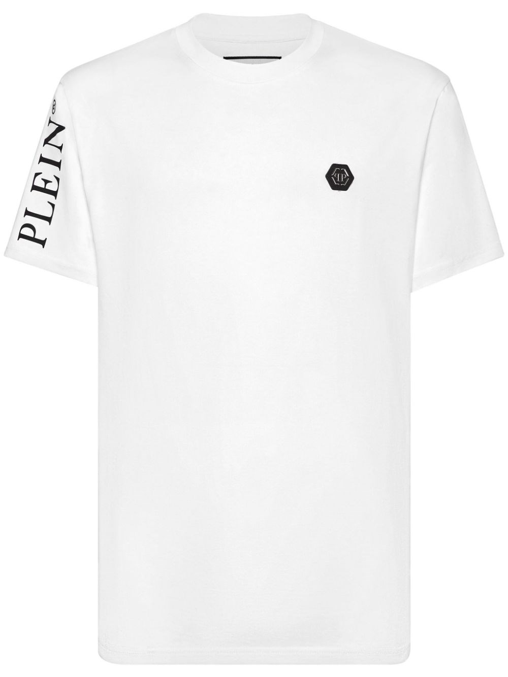 Shop Philipp Plein T-shirt Logo In White