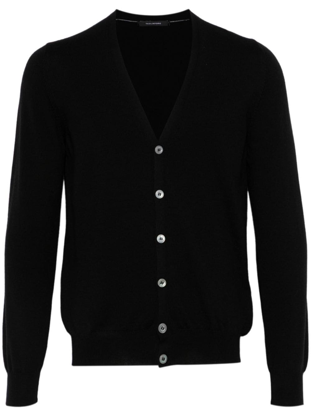 Shop Tagliatore 'kieran' Cardigan In Black  