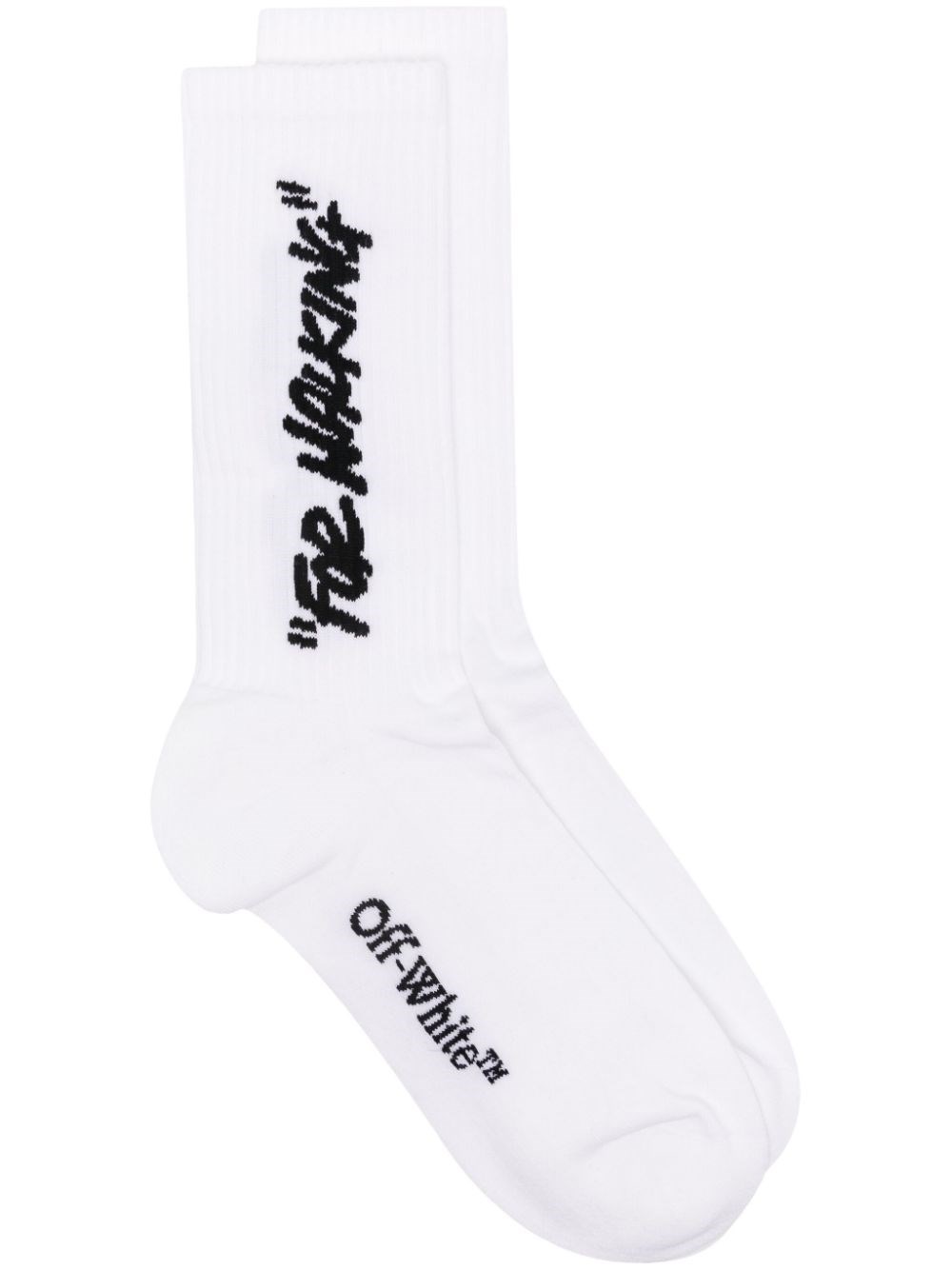 Shop Off-white 'for Walking' Socks In White