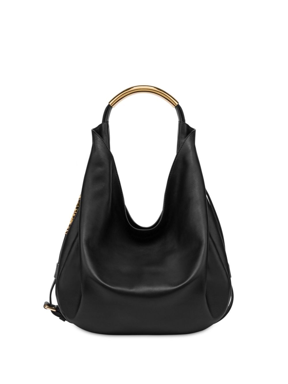 Shop Moschino Handle Me Bag Medium In Black  