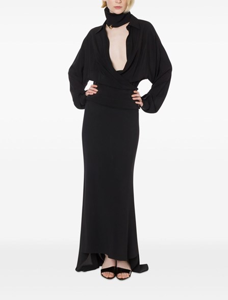 PHILOSOPHY DI LORENZO SERAFINI - Crossed crêpe shirt