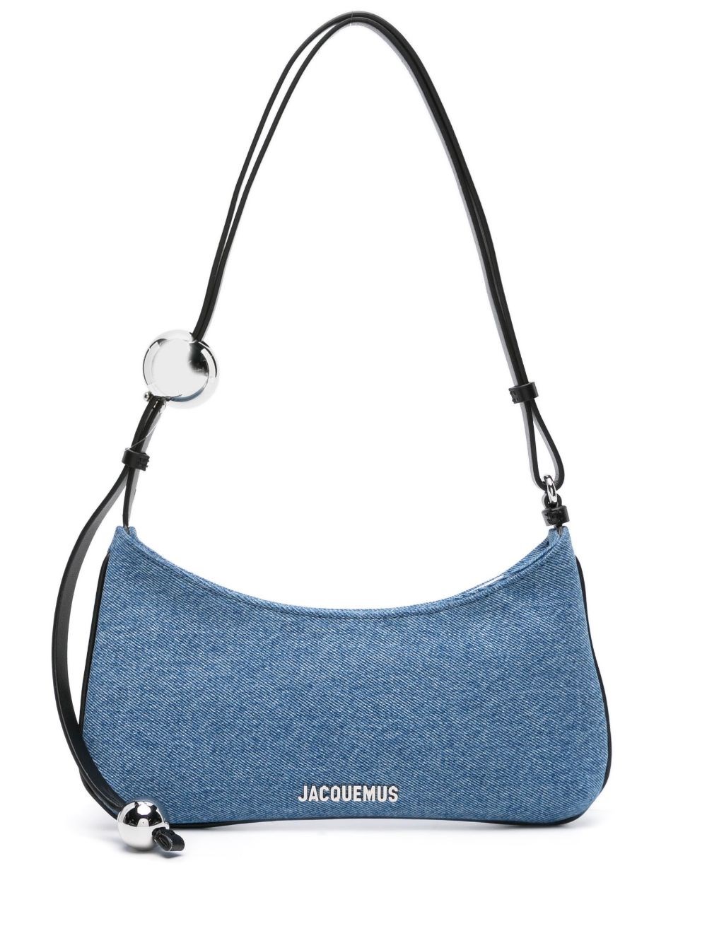 Shop Jacquemus Le Bisou Perle Bag In Blue