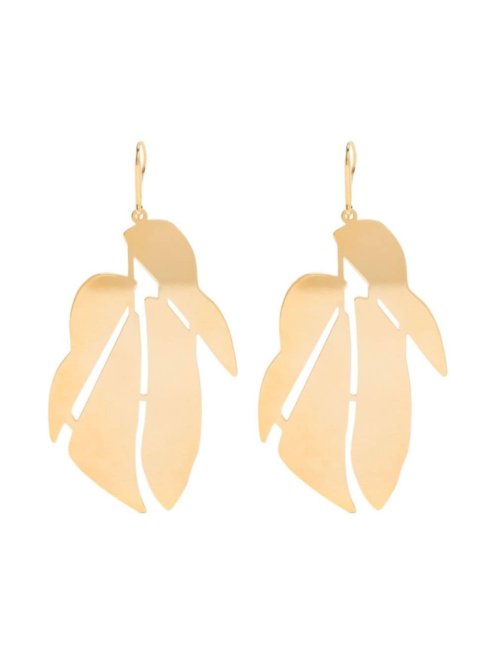 Shop Isabel Marant Ichika Earrings In Gold