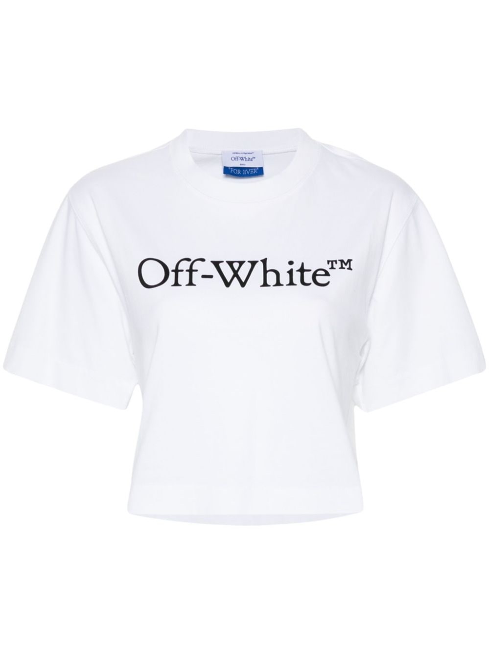 Shop Off-white Cropped T-shirt In ホワイト