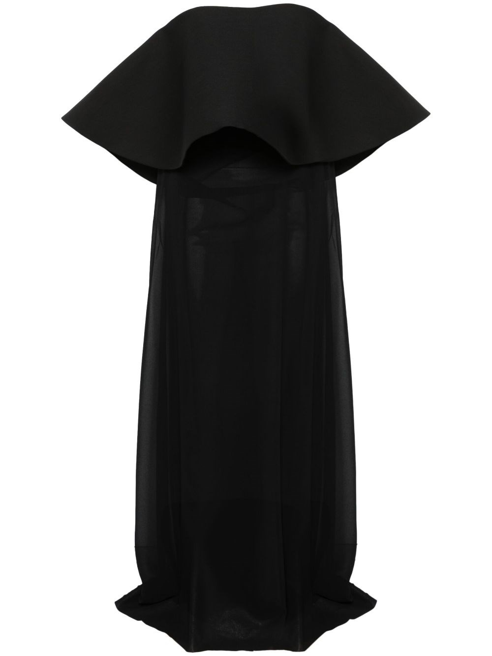 Shop Jacquemus Vela Maxi Dress In Black  