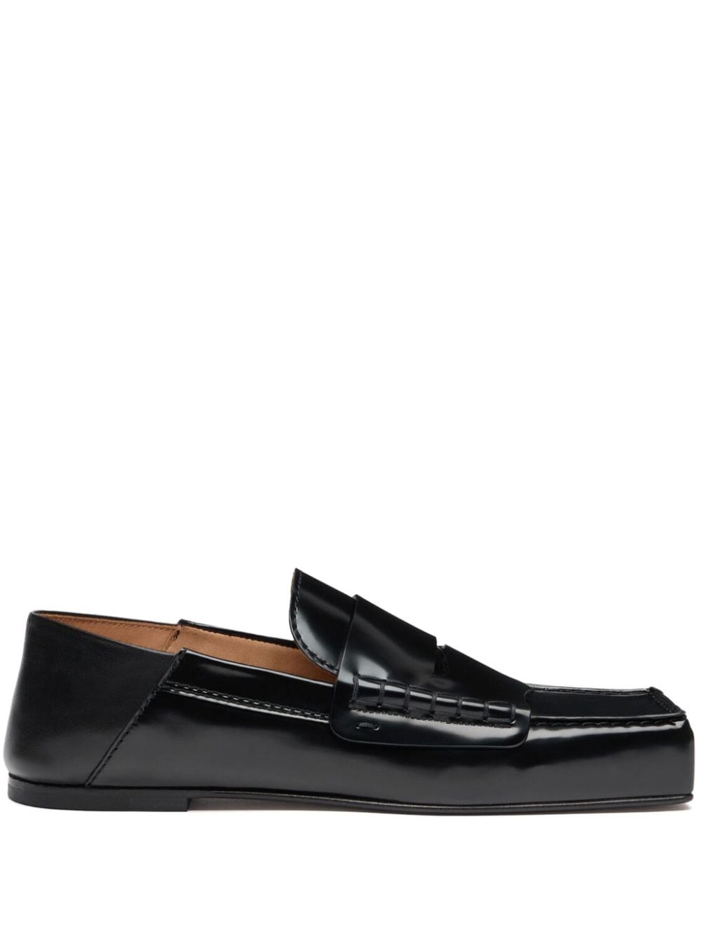 Shop Jacquemus 'carre'' Loafers In Black  