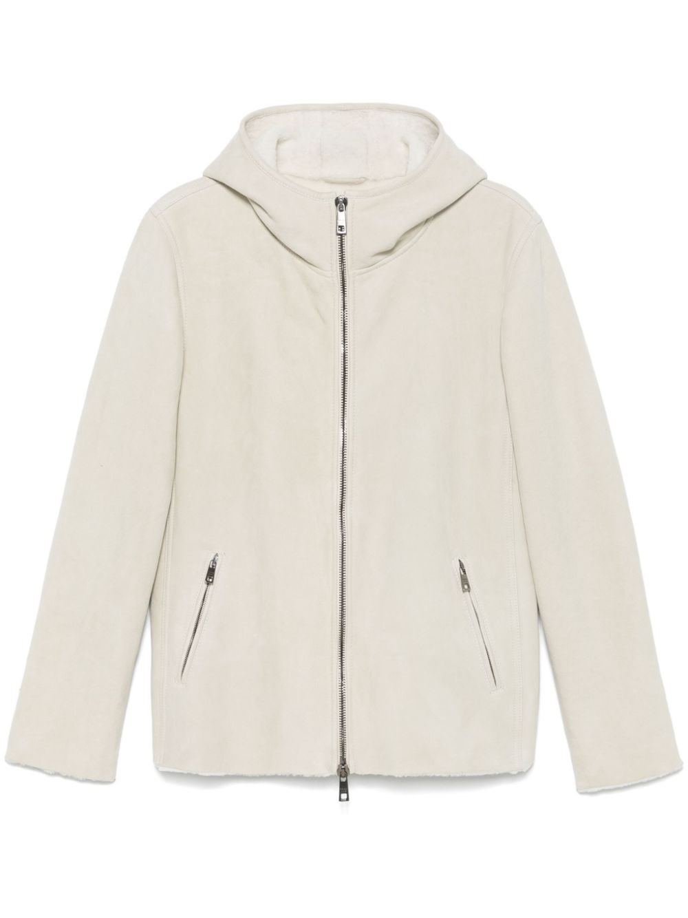 Giorgio Brato Shearling-lining Hooded Jacket In Multi