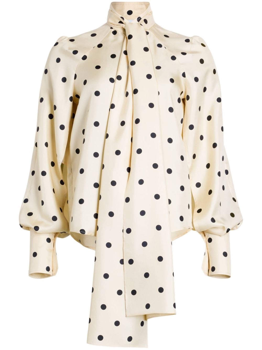 Shop Patou Silk Shirt In Neutrals