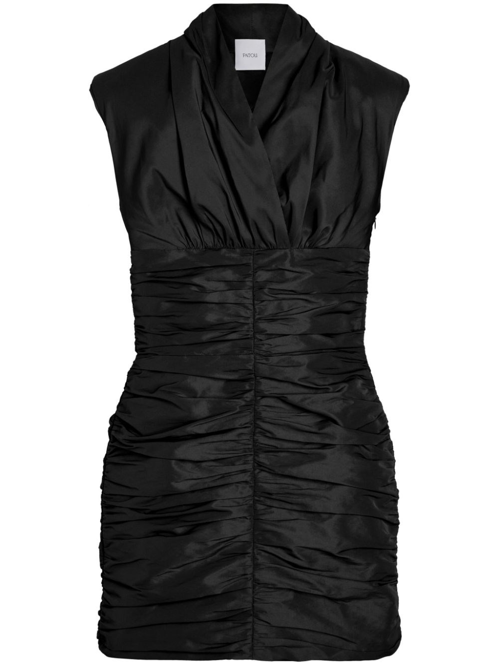 Shop Patou Recycled Fault Dress In Black  