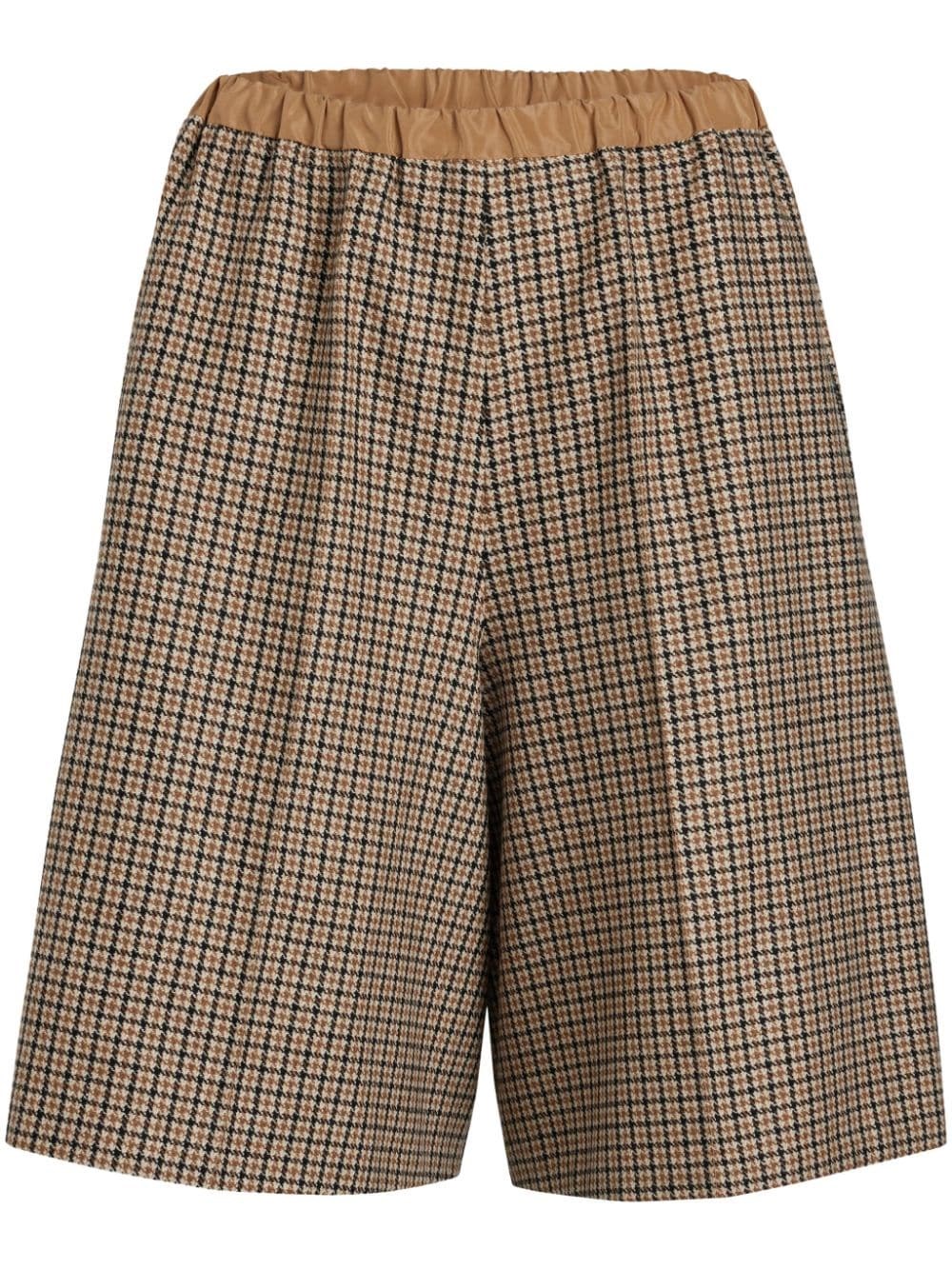 Shop Patou Wool Blend Bermuda Shorts In Neutrals