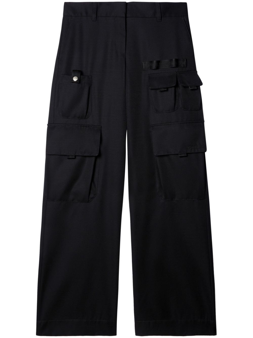 Shop Off-white Cargo Pants In Black  