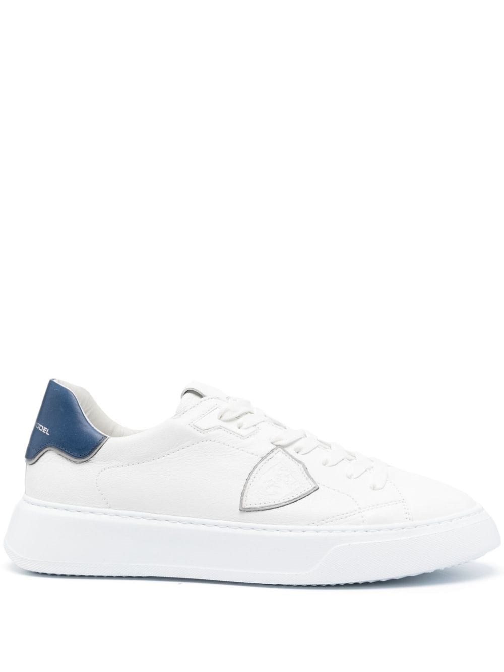 Shop Philippe Model 'temple' Sneakers In White