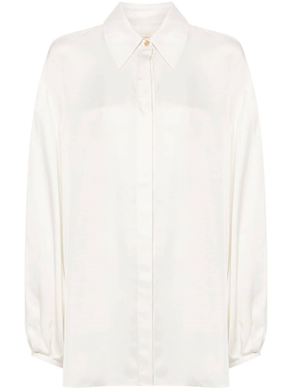 Khaite The Bam Shirt In Neutrals
