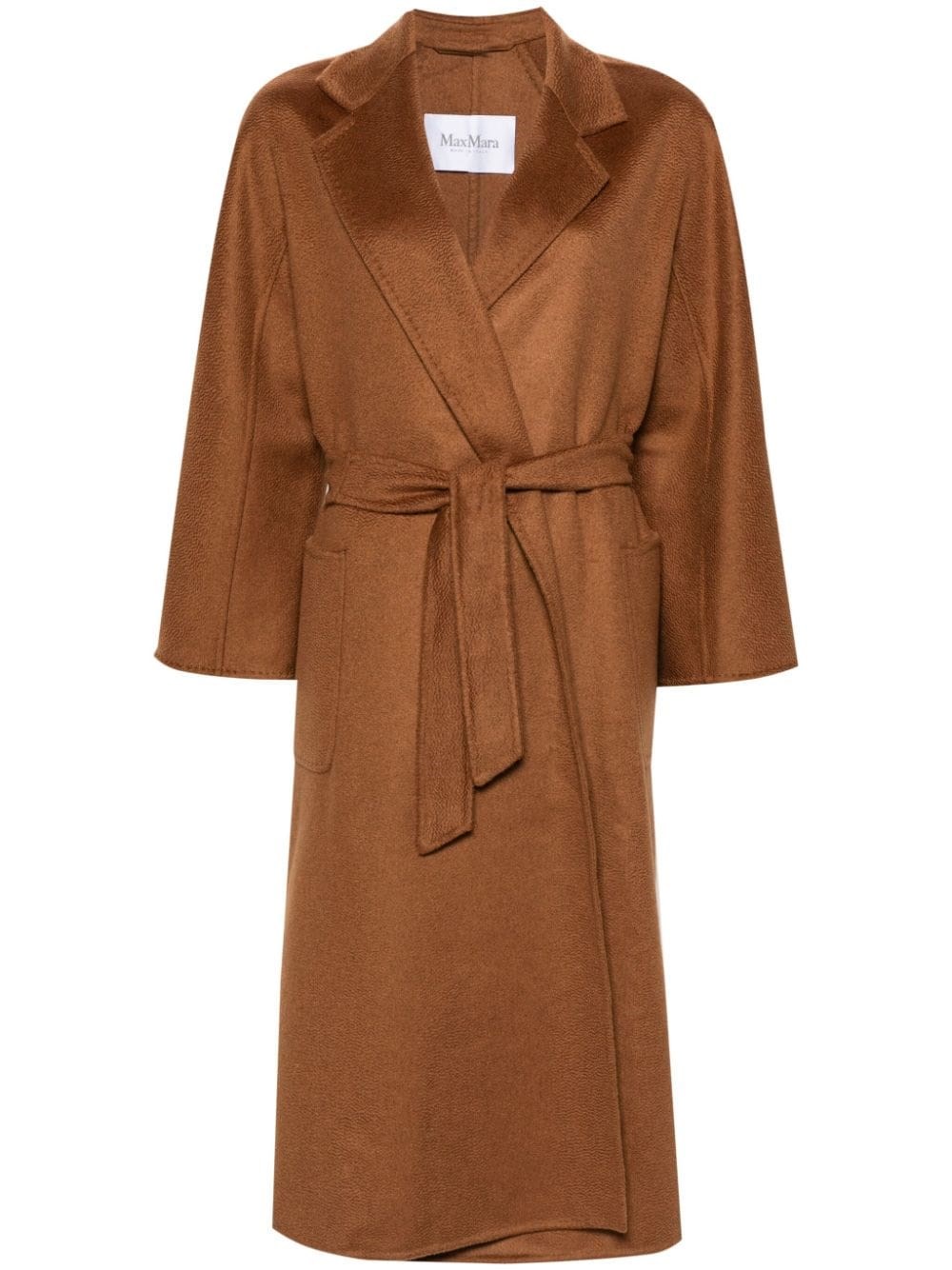 Shop Max Mara Ludmilla Icon Coat In Brown