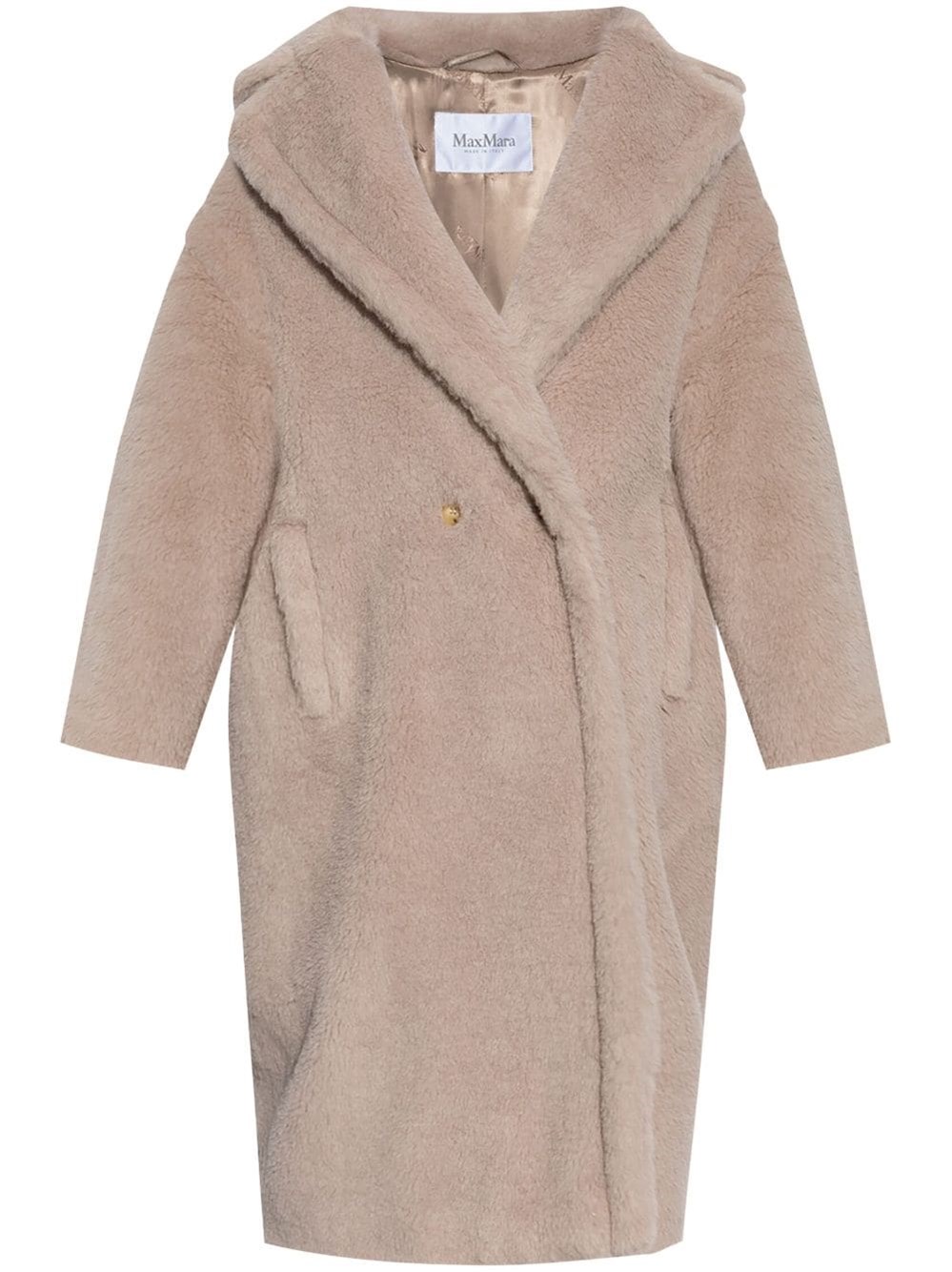 Shop Max Mara Teddy Bear Icon Coat In Neutrals