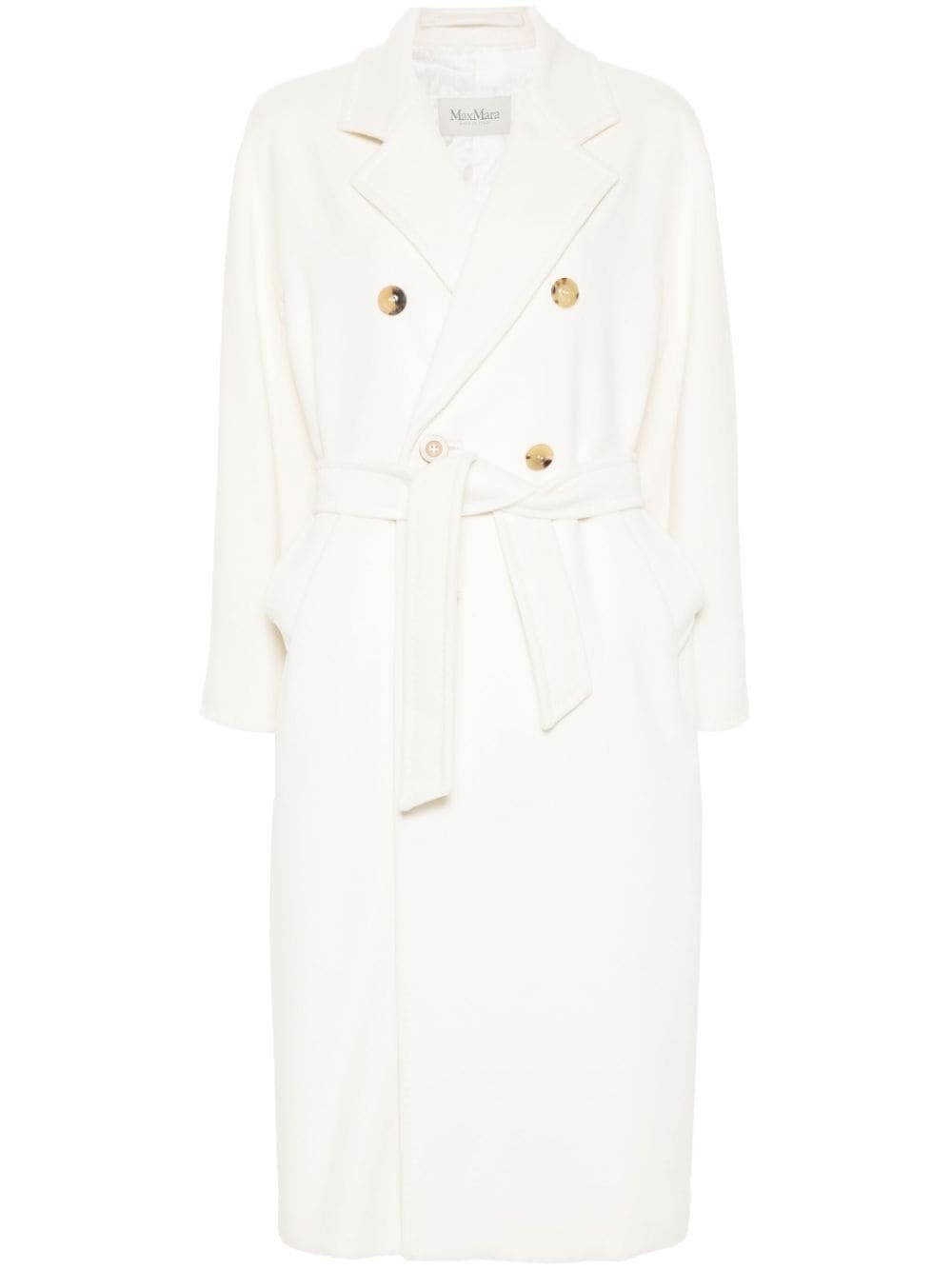 Shop Max Mara 101801 Icon Coat "madame" In White