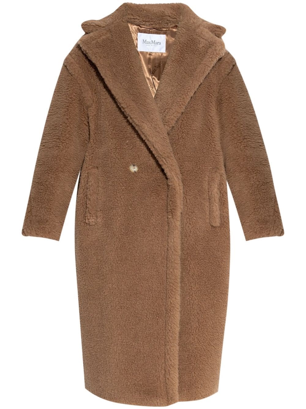 Shop Max Mara Teddy Bear Icon Coat In Neutrals