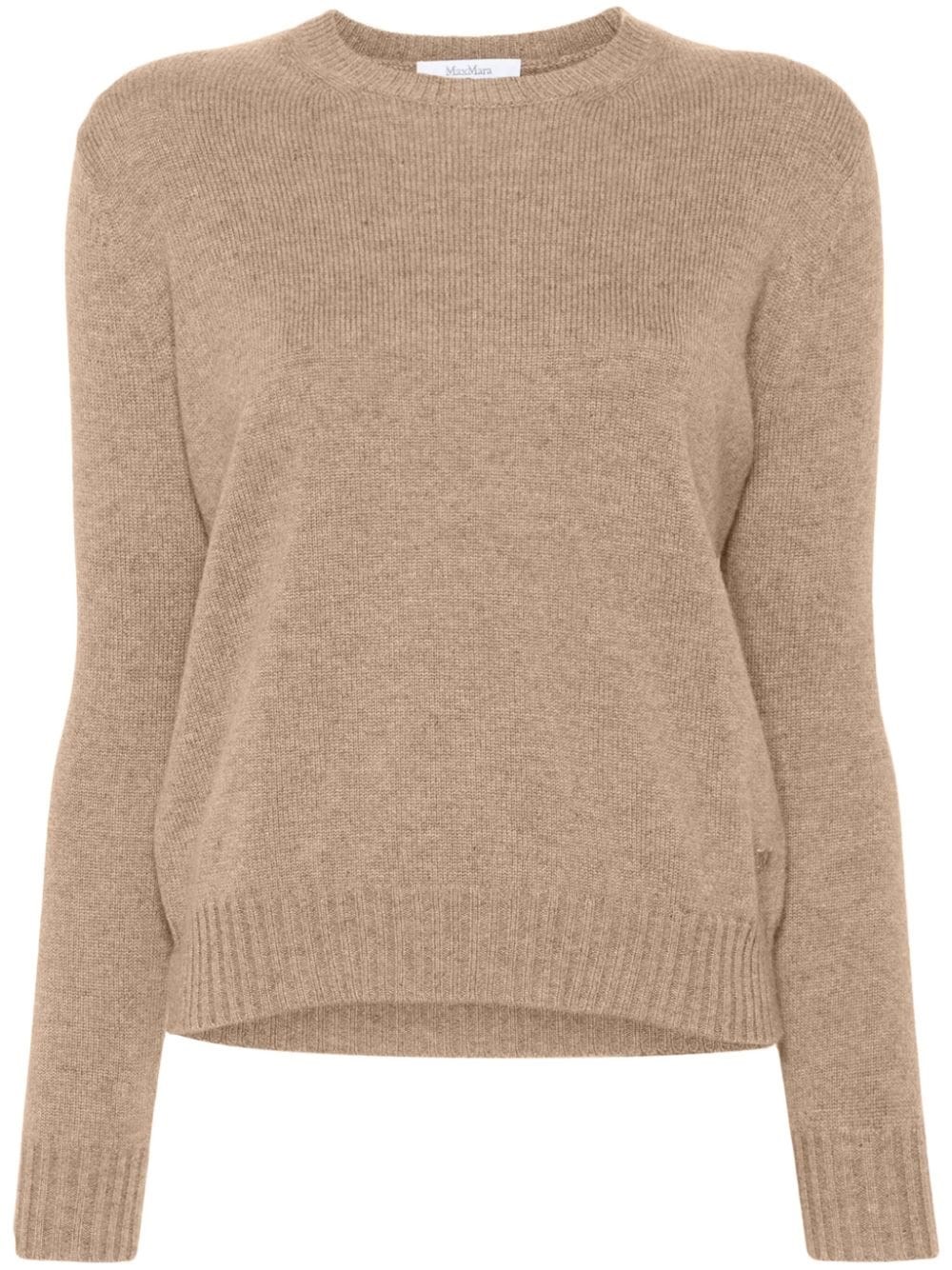 Shop Max Mara Cachemire Sweater In Brown