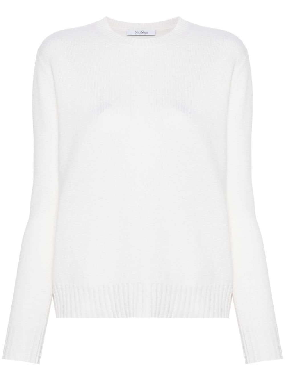 Shop Max Mara Cachemire Sweater In ホワイト