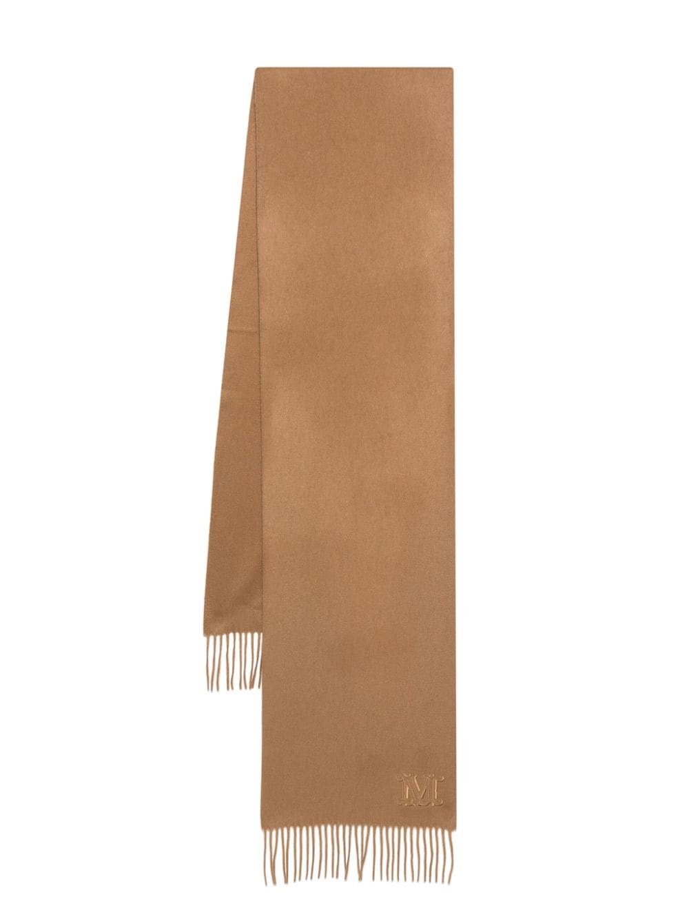 MAX MARA CASCASHMERE SCARF WITH EMBROIDERY 