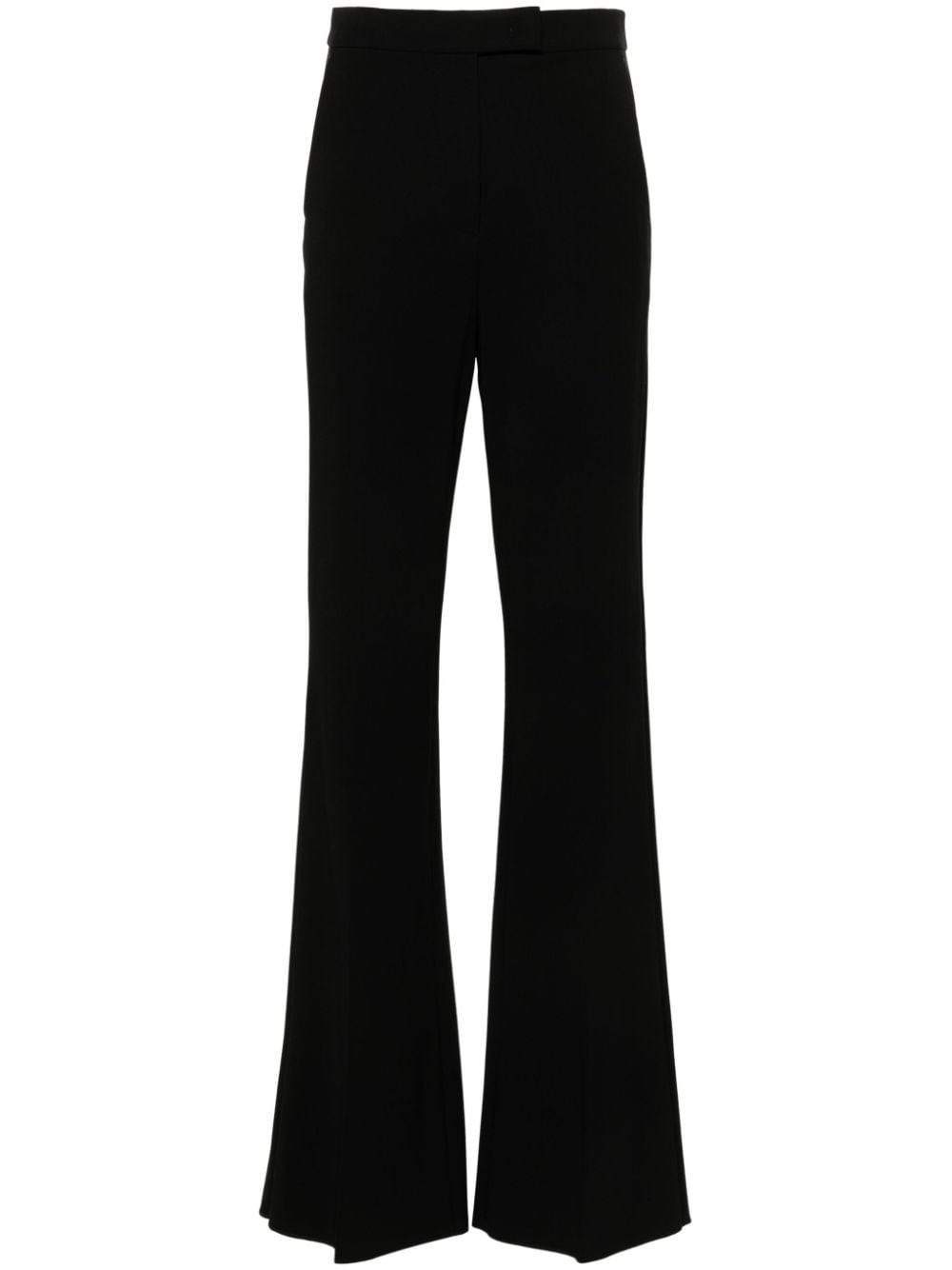 Shop Max Mara Compact Jersey Pants In Black  