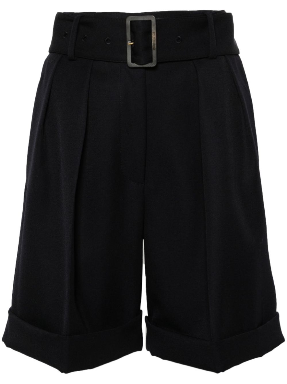 Golden Goose Wide Leg Shorts In Blue