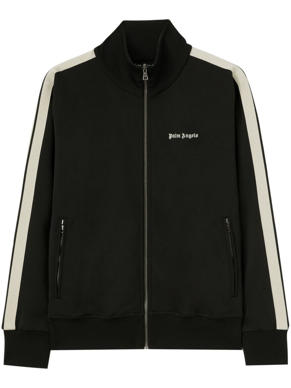 Shop Palm Angels Logo Sweatshirt In Black