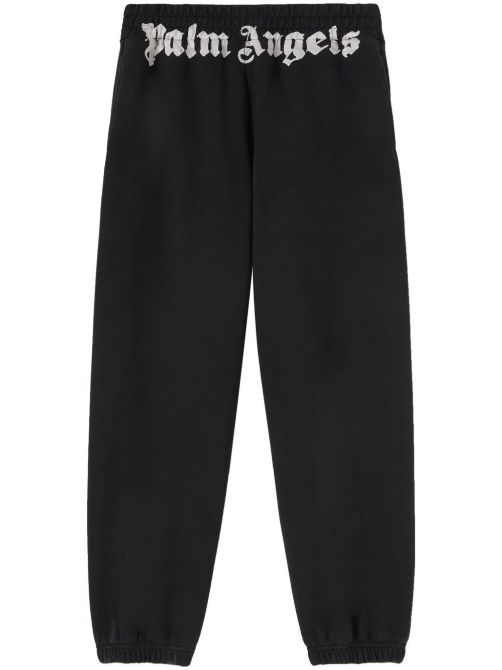 Palm Angels Logo-print Cotton Track Pants In Black  