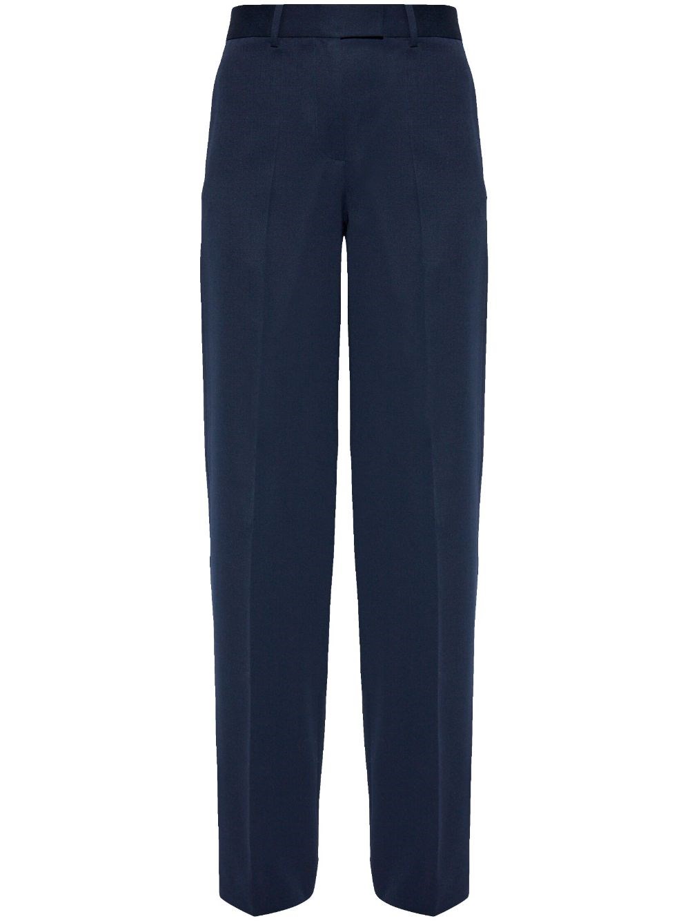 Attico Gabardine Pants In Blue