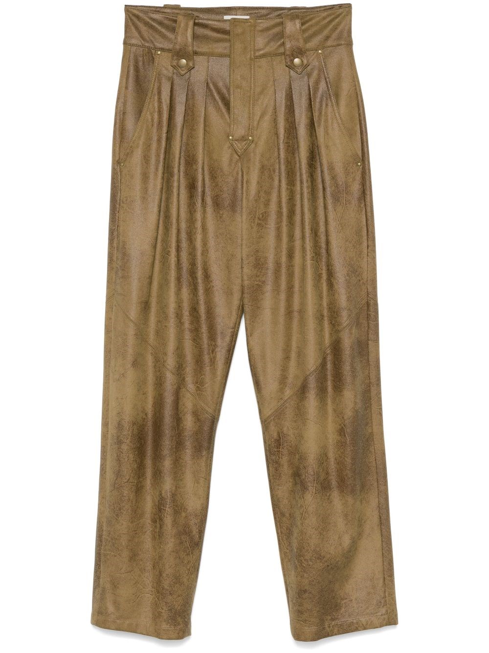 Isabel Marant Gwen Trousers In Brown