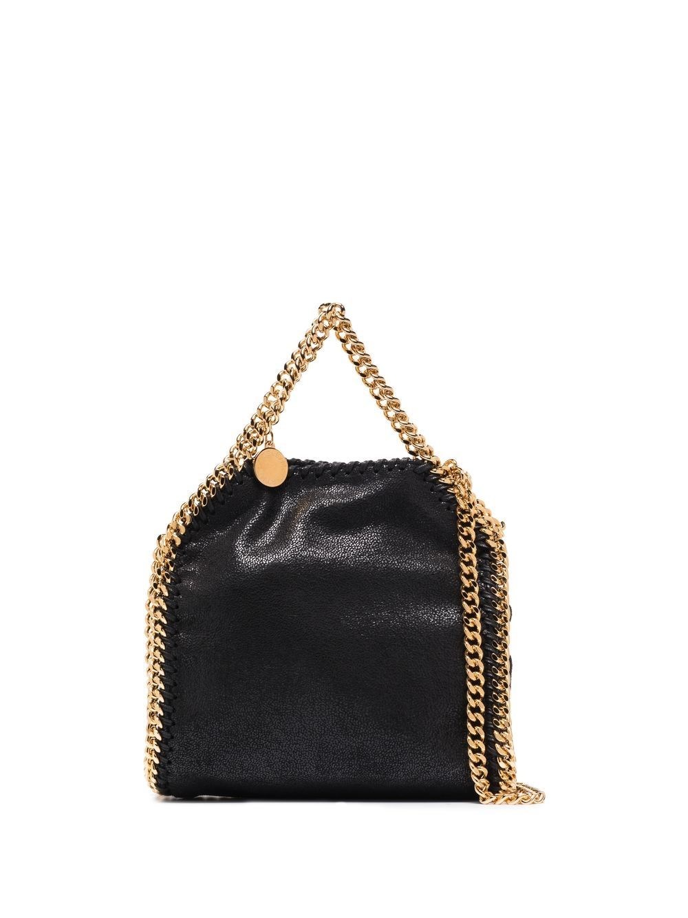 Stella Mccartney Falabella Deer Mini Tote In Black
