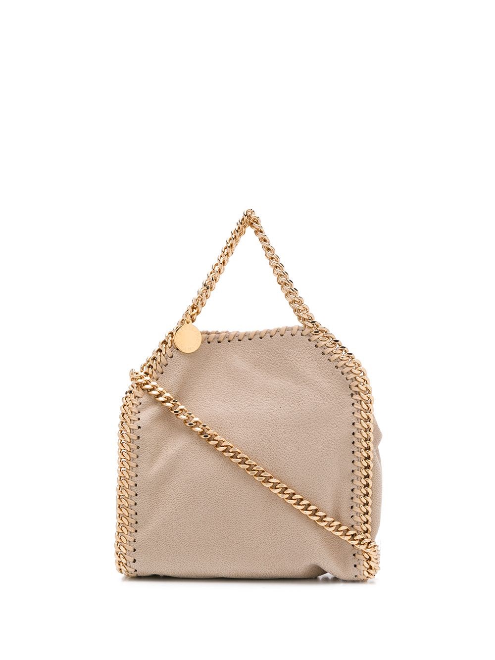 Stella Mccartney Falabella Micro Tote In Neutrals
