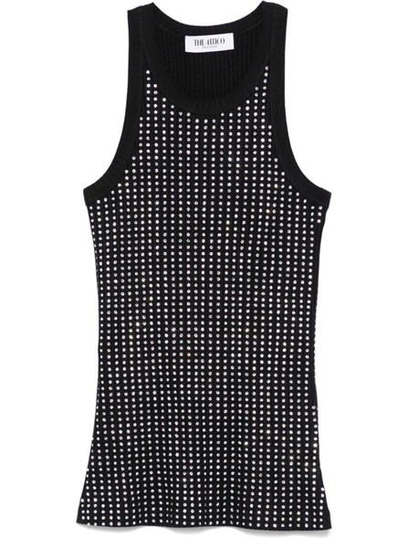 THE ATTICO - Rhinestone Tank Top