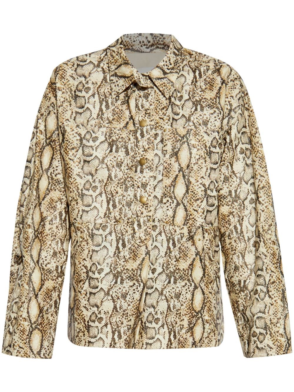 Shop Isabel Marant Linen Shirt In Neutrals