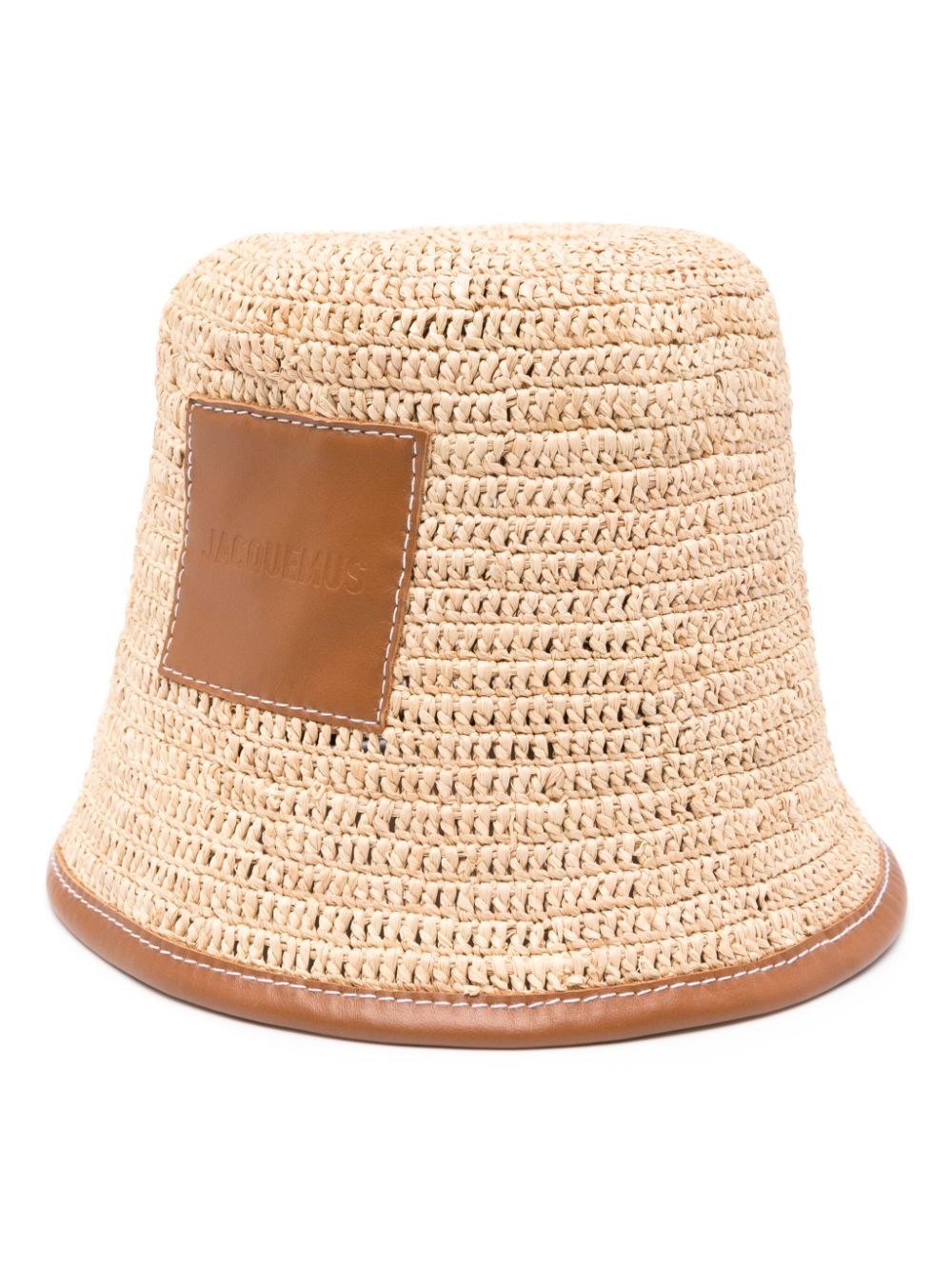 Jacquemus Women Le Bob Soli Bucket Hat In Neutrals