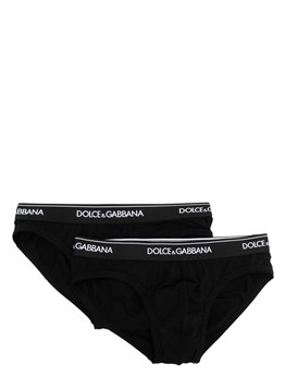 DOLCE & GABBANA - BI-PACK LOGO BRIEFS