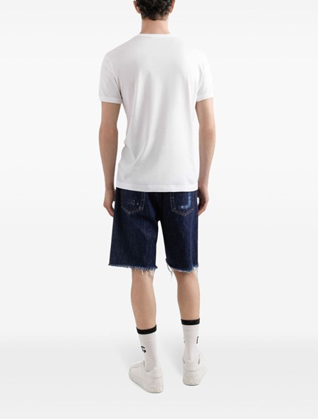 DOLCE & GABBANA - T-SHIRT WITH APPLIQUÉ