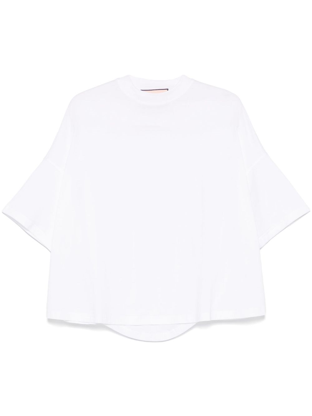 Plan C Cotton Jersey T-shirt In White