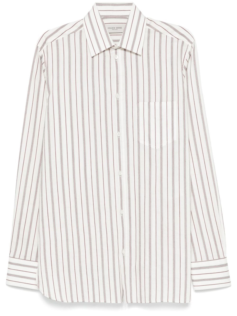 Golden Goose Striped Shirt In Multi
