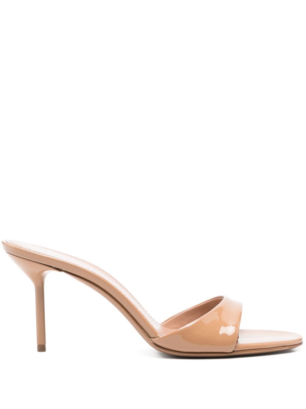 Paris Texas 'lidia' Pink Mules With Stiletto Heel In Patent Leather Woman In Neutrals