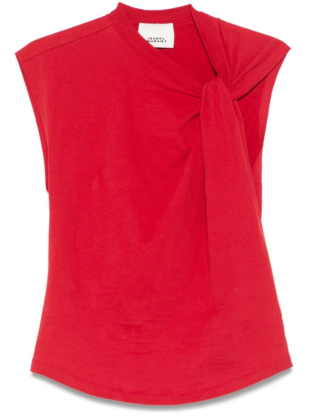 Shop Isabel Marant Cotton Jersey Top In Red