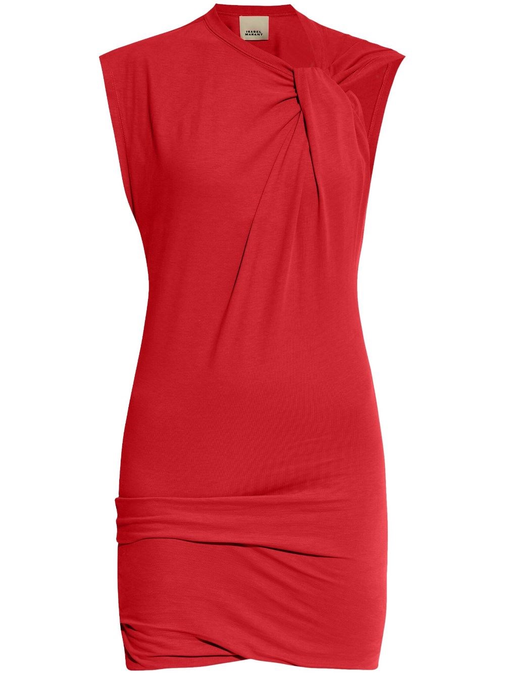 Isabel Marant Leany Mini Dress In Red