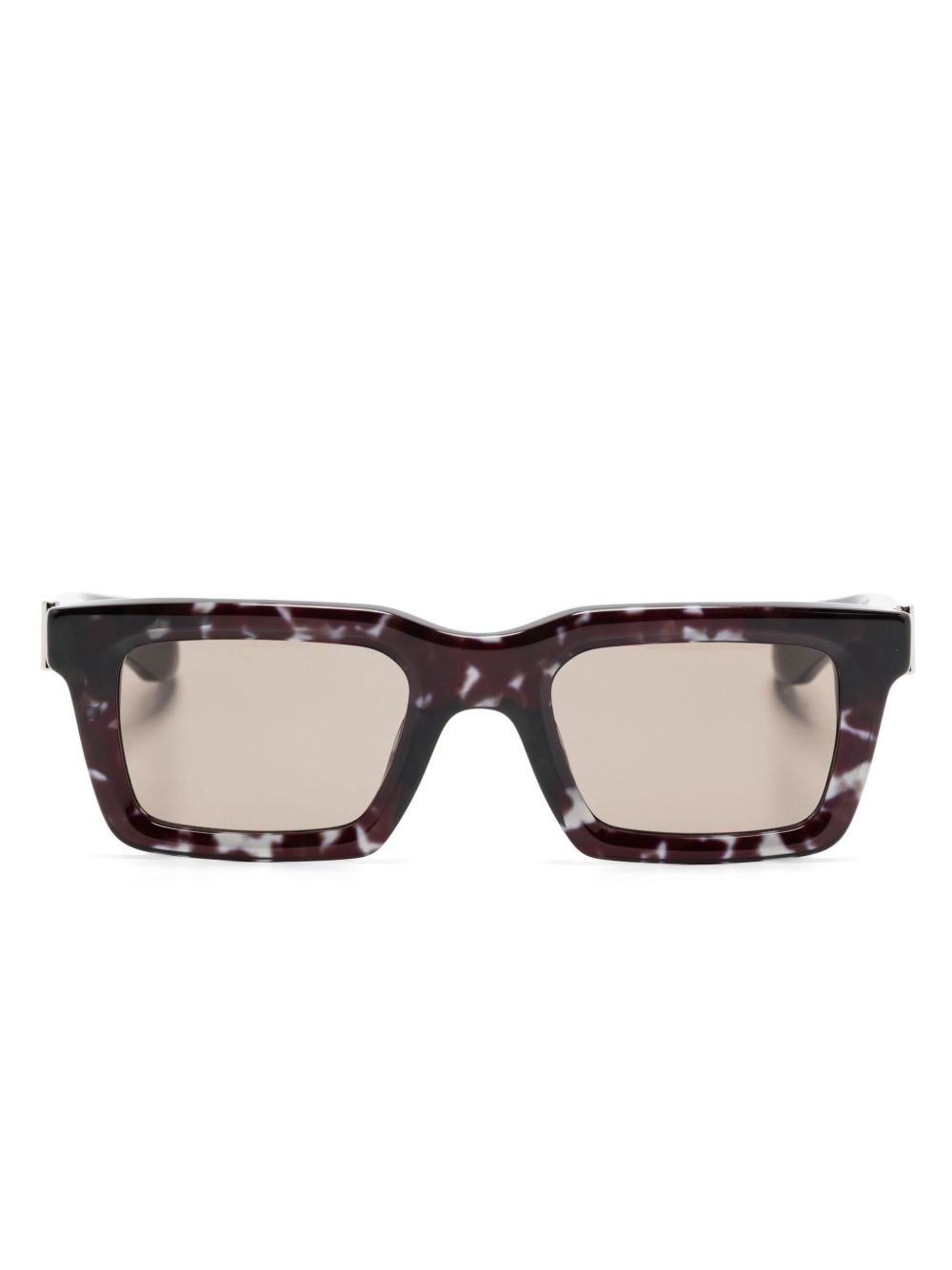 Alexander Mcqueen Frame Sunglasses In Gray