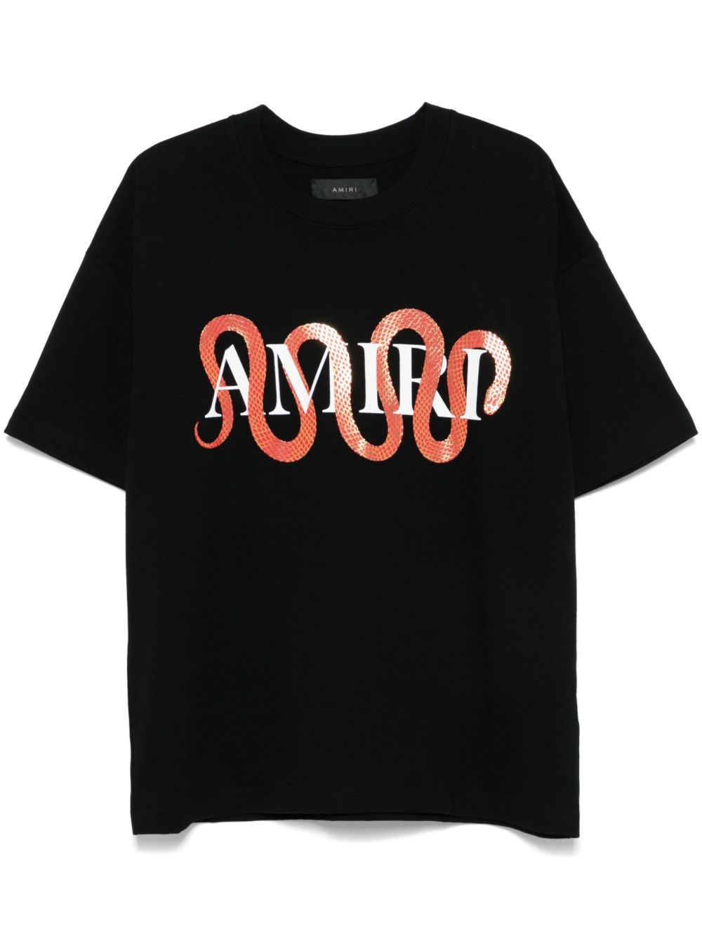 Shop Amiri Printed T-shirt In Black