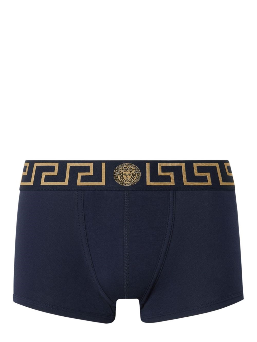 Versace Boxer Logo In Blue