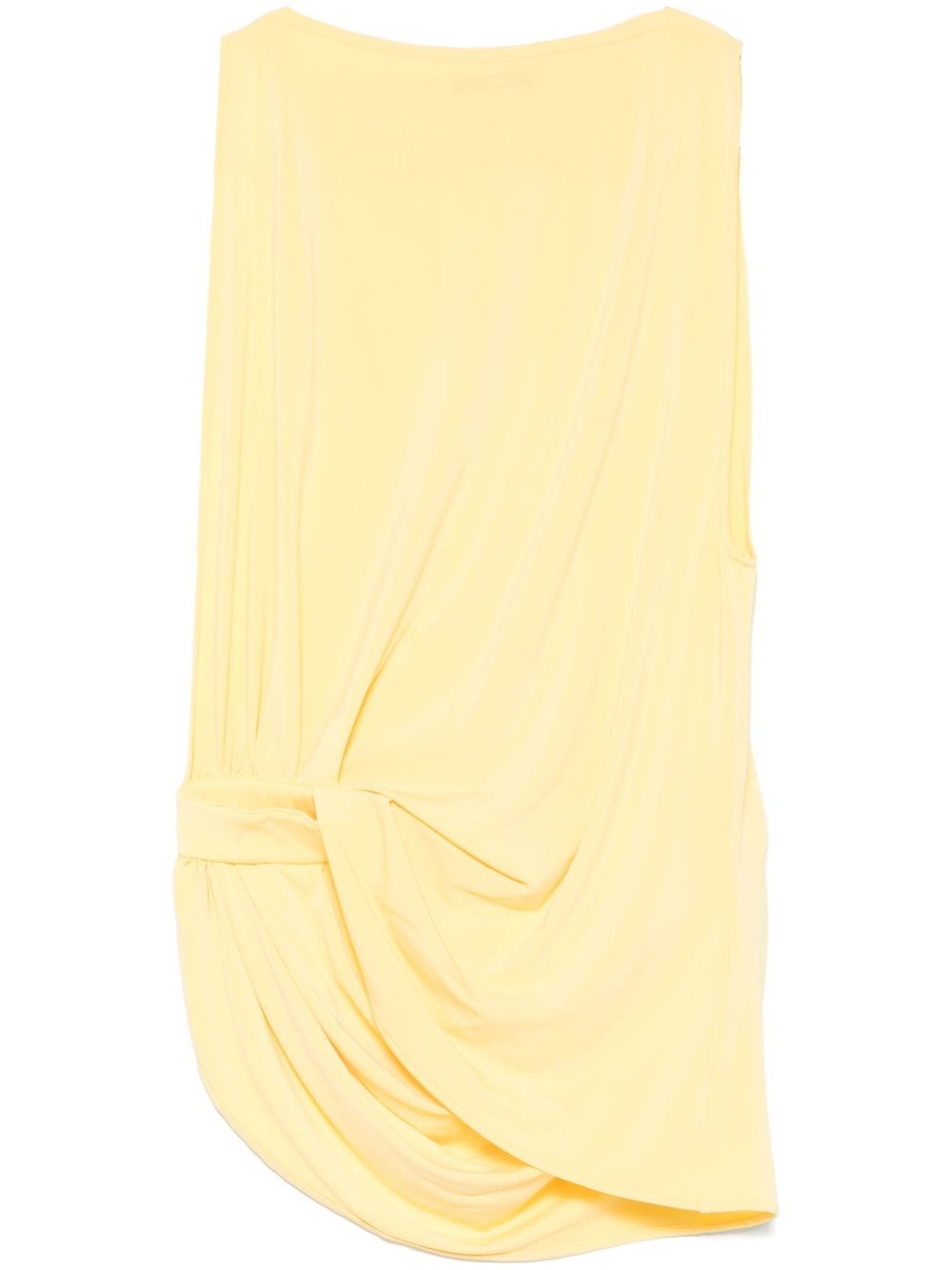 Jacquemus Draped Sleeveless Asymmetric Lightweight Top
