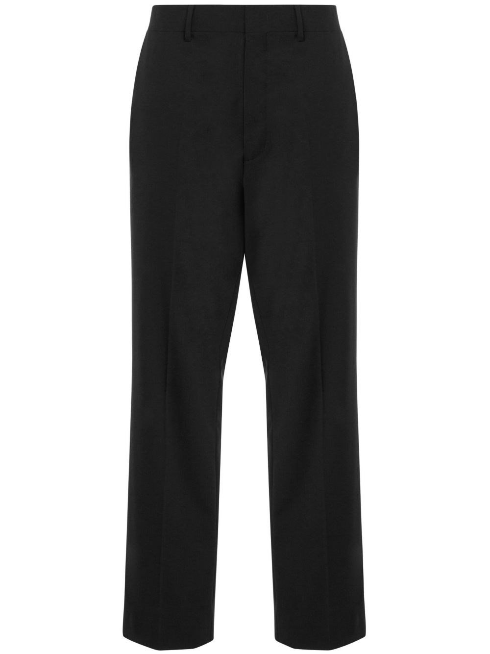 Moschino Wool Canvas Pants In Black