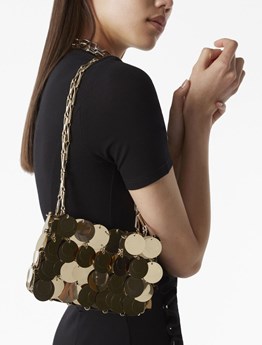RABANNE - ICONIC 1969 SPARKLE NANO BAG
