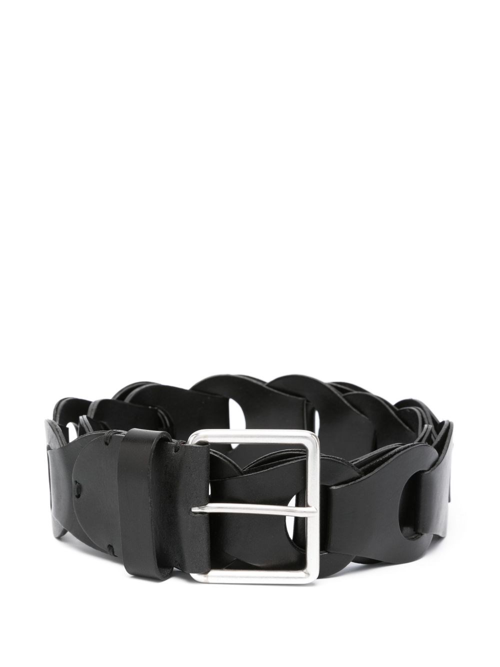 P.a.r.o.s.h Leather Belt In Black  